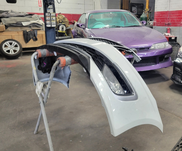 Car paint matching and bumper repair, Queens, New York